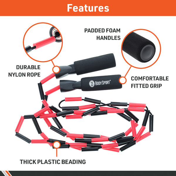 Body Sport&reg; Beaded Jump Rope for Cardio