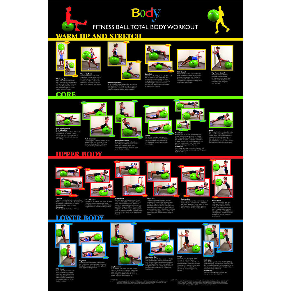 Body Sport&reg; Exercise Training Ball Poster