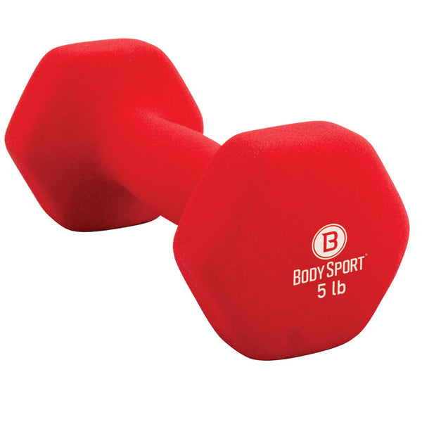 Body Sport&reg; Neoprene Dumbbells for Strength Training