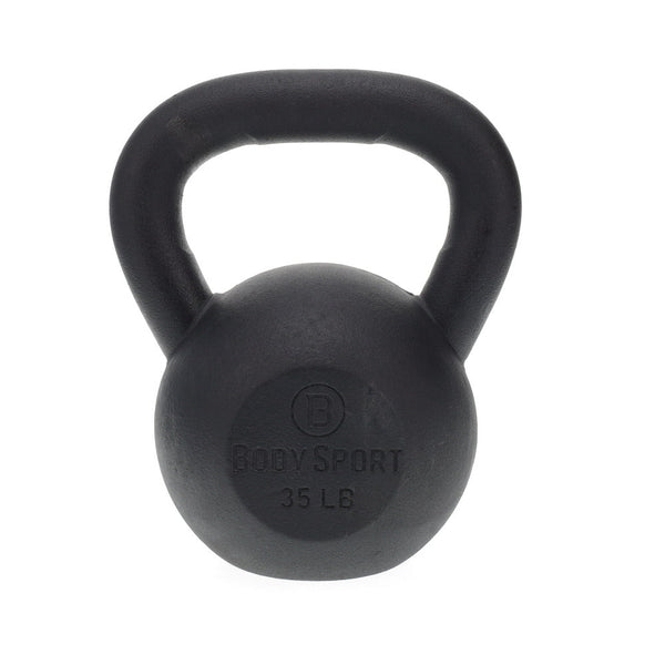 Body Sport&reg; Cast Iron Kettlebells for Building Strength