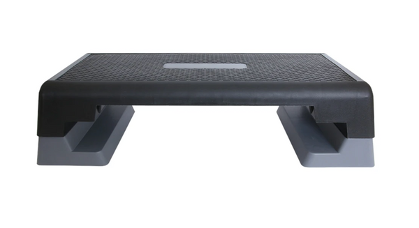 Body Sport&reg Adjustable Aerobic Step Platform, Gray/Black