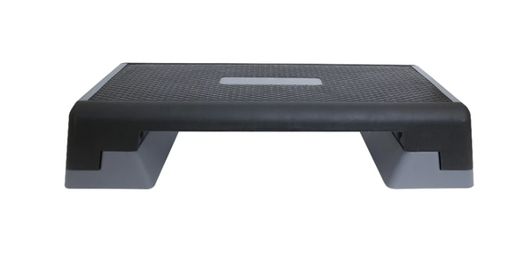 Body Sport&reg Adjustable Aerobic Step Platform, Gray/Black